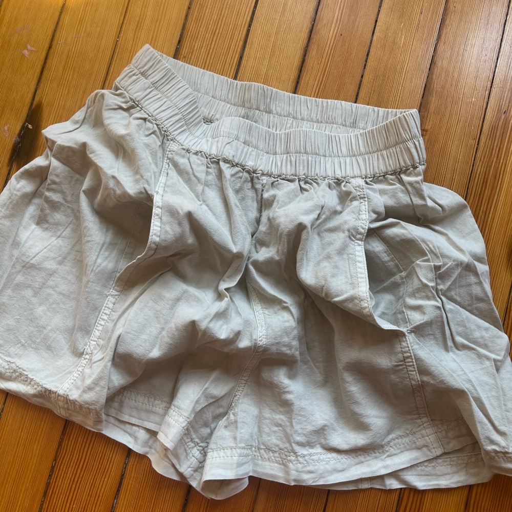 Preppy Polplin Pull-on Shorts